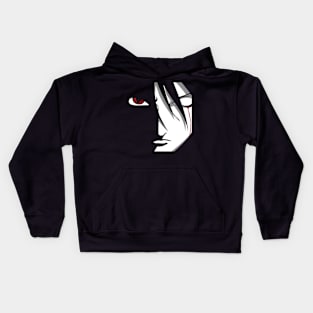 Sasuke Uchiha Face Kids Hoodie